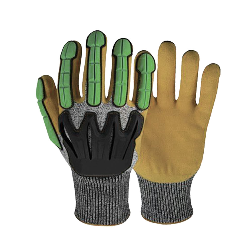HPPE anti cutting and shockproof gloves